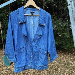 NWT Forever 21 lightweight denim jacket: M